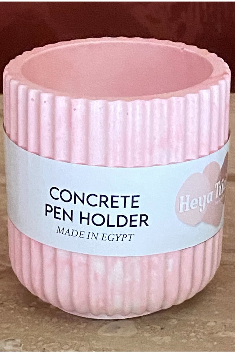 Heya Tria concrete pen holder - marble pink - Image 3