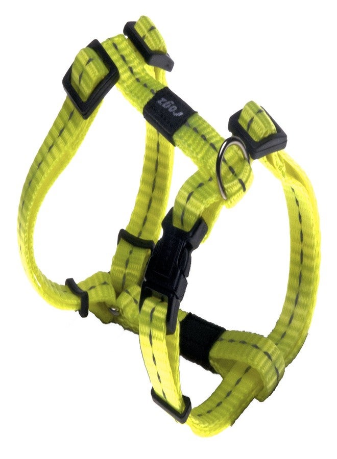 Rogz Reflective Adjustable H Harness for Small Dogs; matching collar and leash available, Yellow - Image 4