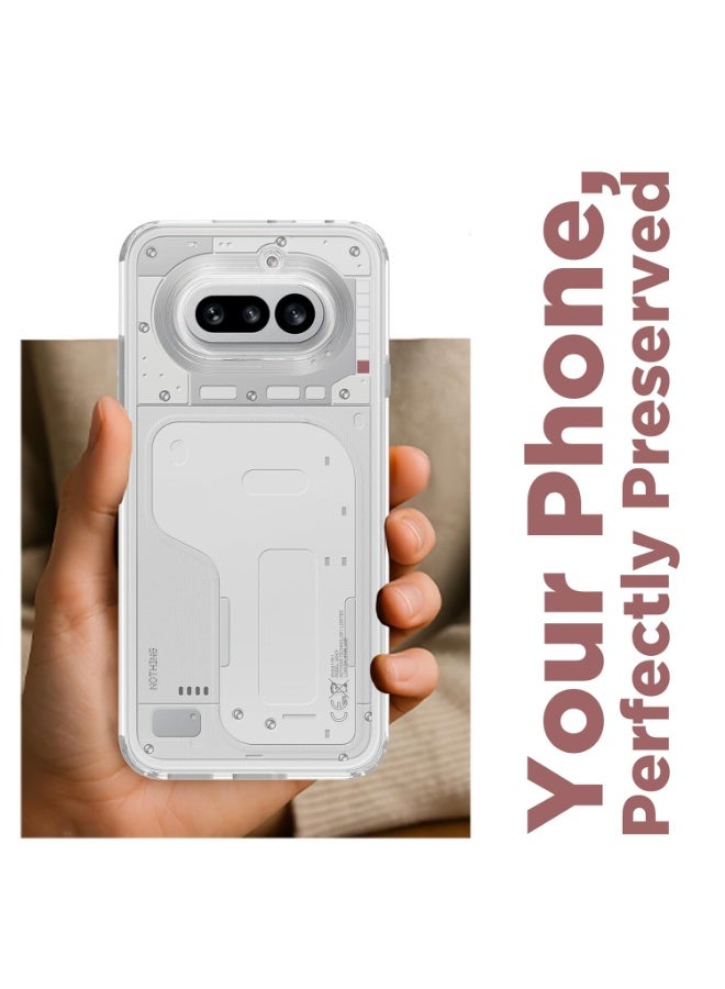 Crystal Clear Back Cover Case for Nothing Phone 4a shock Proof Design Transparent Back Cover Case for Nothing Phone 4a 5G - Image 4