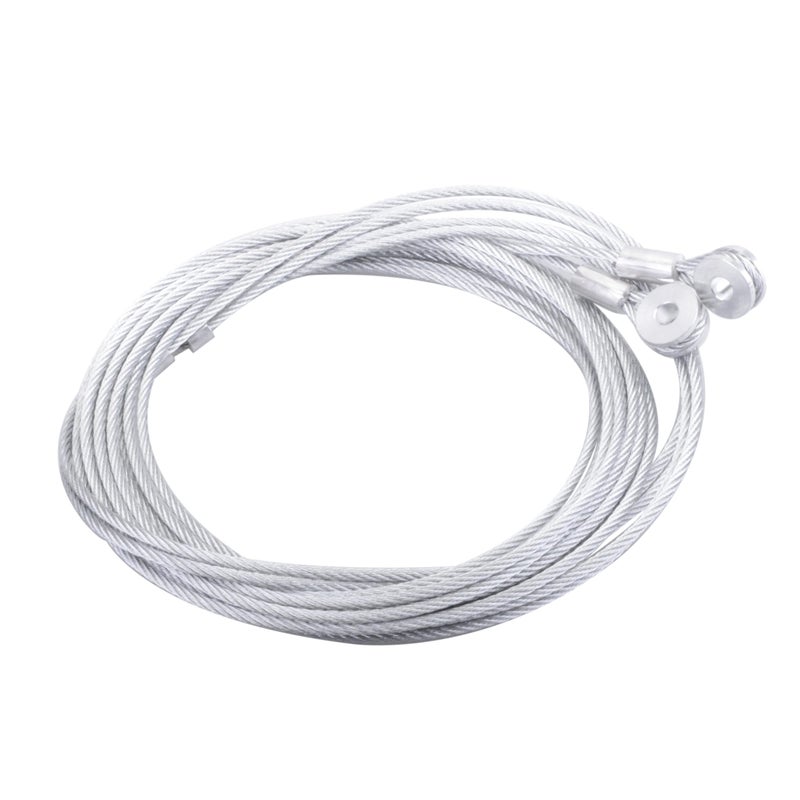 طقم استبدال كابل باب المرآب Luckmart 150 بوصة كابل سلك مقطورة مغلقة باب المنحدر الربيع 125 بوصة فولاذي 2 حزمة