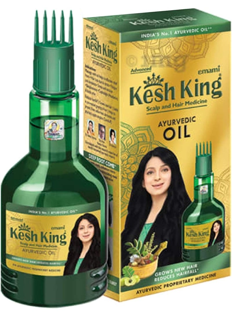 كيش كينج كيش كنج زيت أيورفيدا لفروة الرأس والشعر 100 مل - Image 1