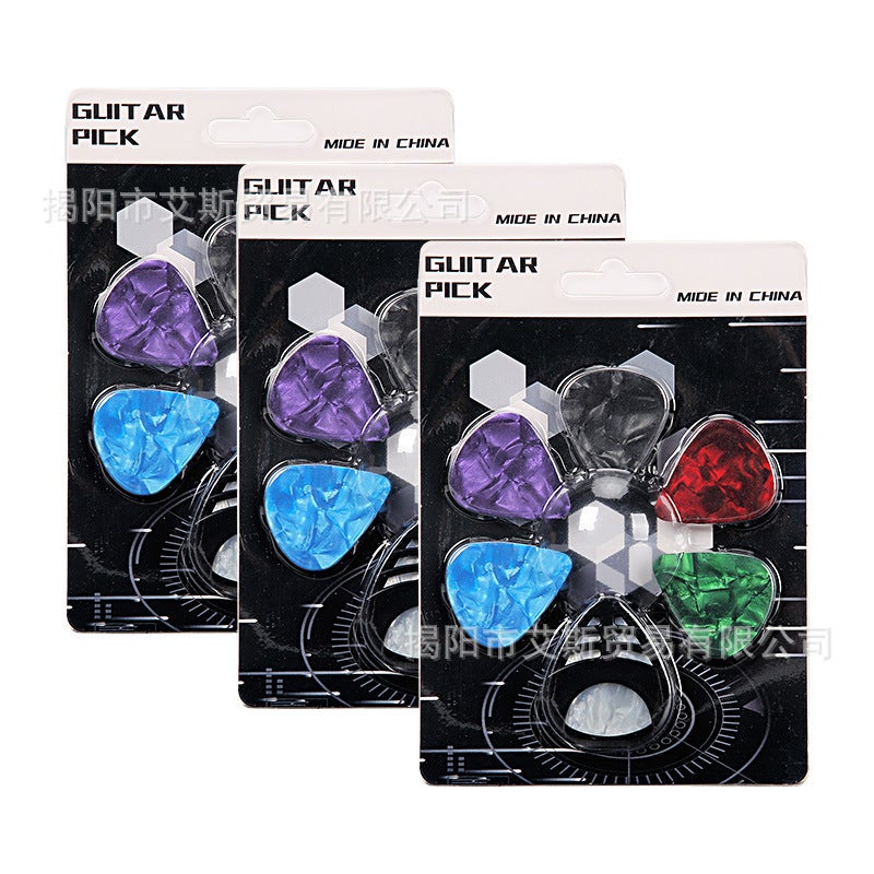Guitar Picks Pick Bracket +6 Guitar Picks Applicable To Electric Wooden Guitar Bass Ukulele - Image 5