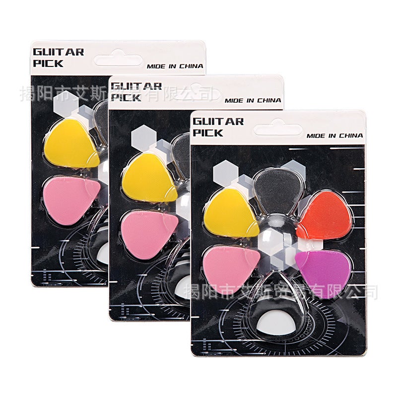 Guitar Picks Pick Bracket +6 Guitar Picks Applicable To Electric Wooden Guitar Bass Ukulele - Image 4