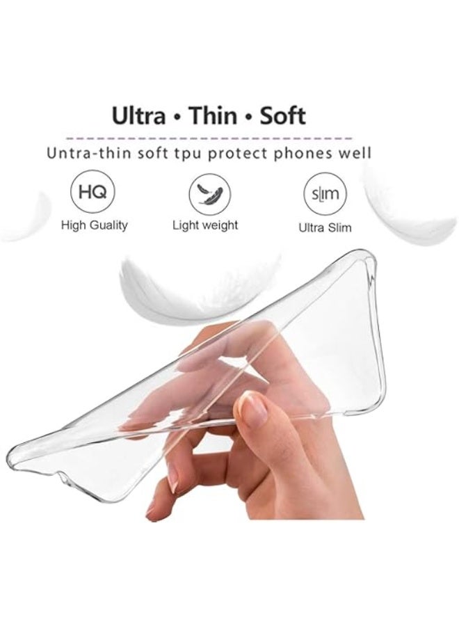 جراب متوافق مع هاتف Samsung Galaxy M55 جراب شفاف بأربع زوايا مدرعة لحماية الجسم بالكامل من مادة TPU المضادة للاصفرار - شفاف - Image 3