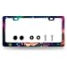 MUAWUOIK Beautiful Aurora Night Sky License Plate Frame Galaxy Forest License Plate Stainless Steel Colorful License Plate Frame Cars Auto Parts Decoration with Screws Funny License Plate Holder 12 x 6 Inch - Image 2