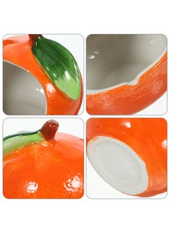 POPETPOP Ceramic Hamster Hideout: Hamster House Orange Shape Hamster Nest Summer Cooling Hamster Hut Small Animal Hide For Chinchilla Hedgehog, 10X10Cm  - Image 5