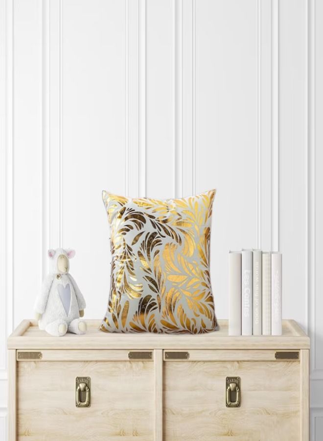 fashionhome Cushion Covers Décor Throw Pillow Cover Gold Decorative Pillow Cushion Cover for Bedroom Sofa Car Home Décor  - Image 4