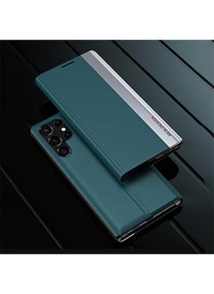 Unik for Samsung Galaxy S24 Ultra Case, Thin Slim Full Body Protective PU Leather Cover Business Phone Cases (Black)  - Image 3