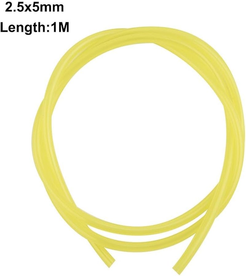 خرطوم خط وقود البنزين 2.5 × 5 مم للمحركات الصغيرة وأدوات التشذيب والمناشير والمنافخ بطول 1 متر - Image 3