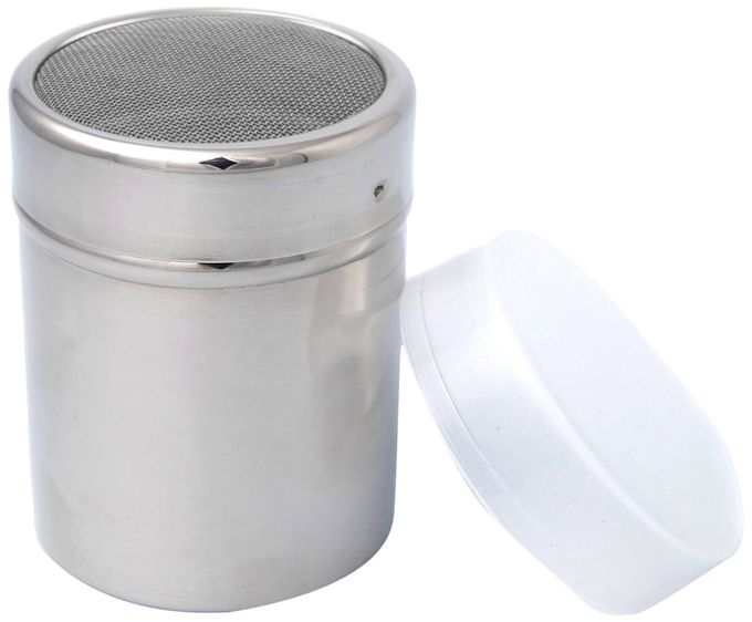 Cuisinox Stainless Steel Chocolate/Icing Sugar/Cocoa Powder/ Shaker Duster Coffee Stencils Cappuccino Latte Art, 3.5" x 2.7" - Image 1