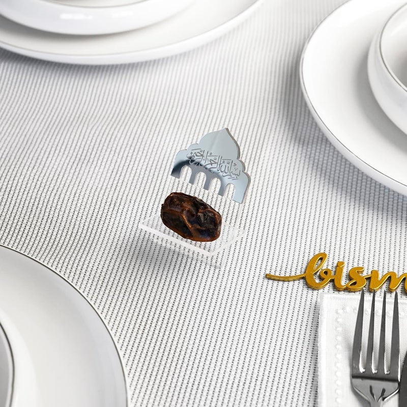 Al Raied ARS® Ramadan Date Holder with Bismillah Islamic Calligraphy - Elegant Iftar Table Decoration - Image 4