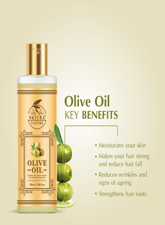Skiura nature Olive Oil Jaitun Ka Tail For Skin, Hair, Stretch Marks Clear & Massage (100 ml) - Image 3