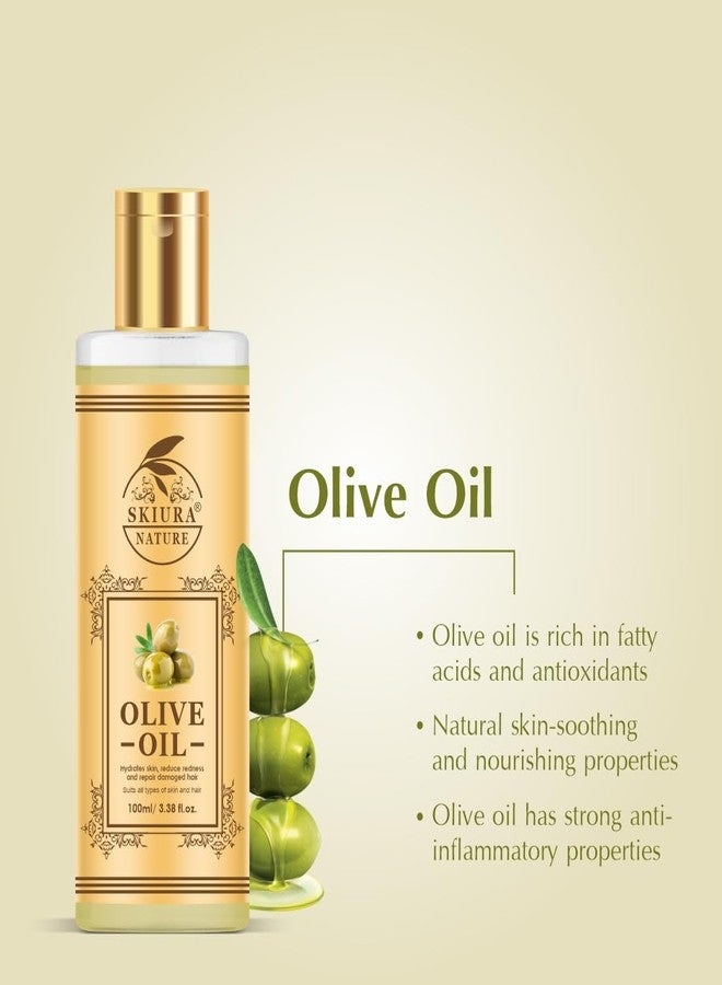 Skiura nature Olive Oil Jaitun Ka Tail For Skin, Hair, Stretch Marks Clear & Massage (100 ml) - Image 2
