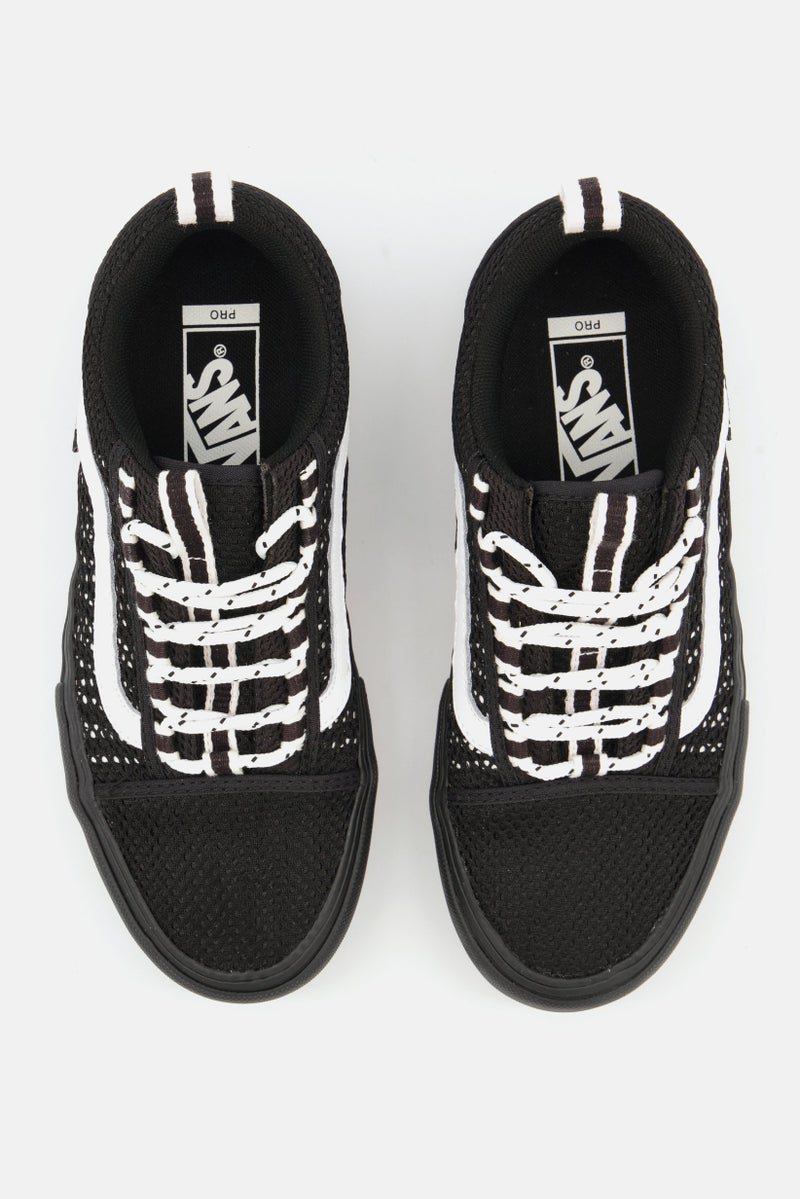 VANS أحذية كاجوال نسائية قديمة مزودة بأربطة، سوداء - Image 4