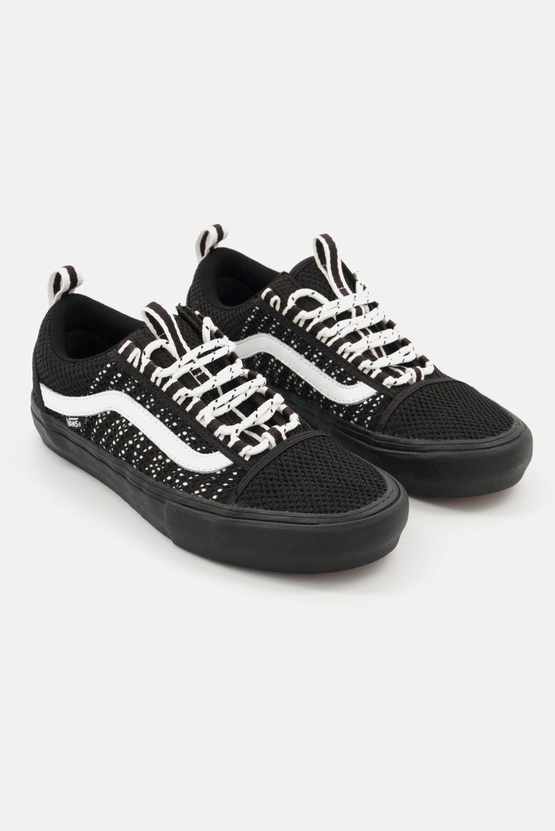 VANS أحذية كاجوال نسائية قديمة مزودة بأربطة، سوداء - Image 1