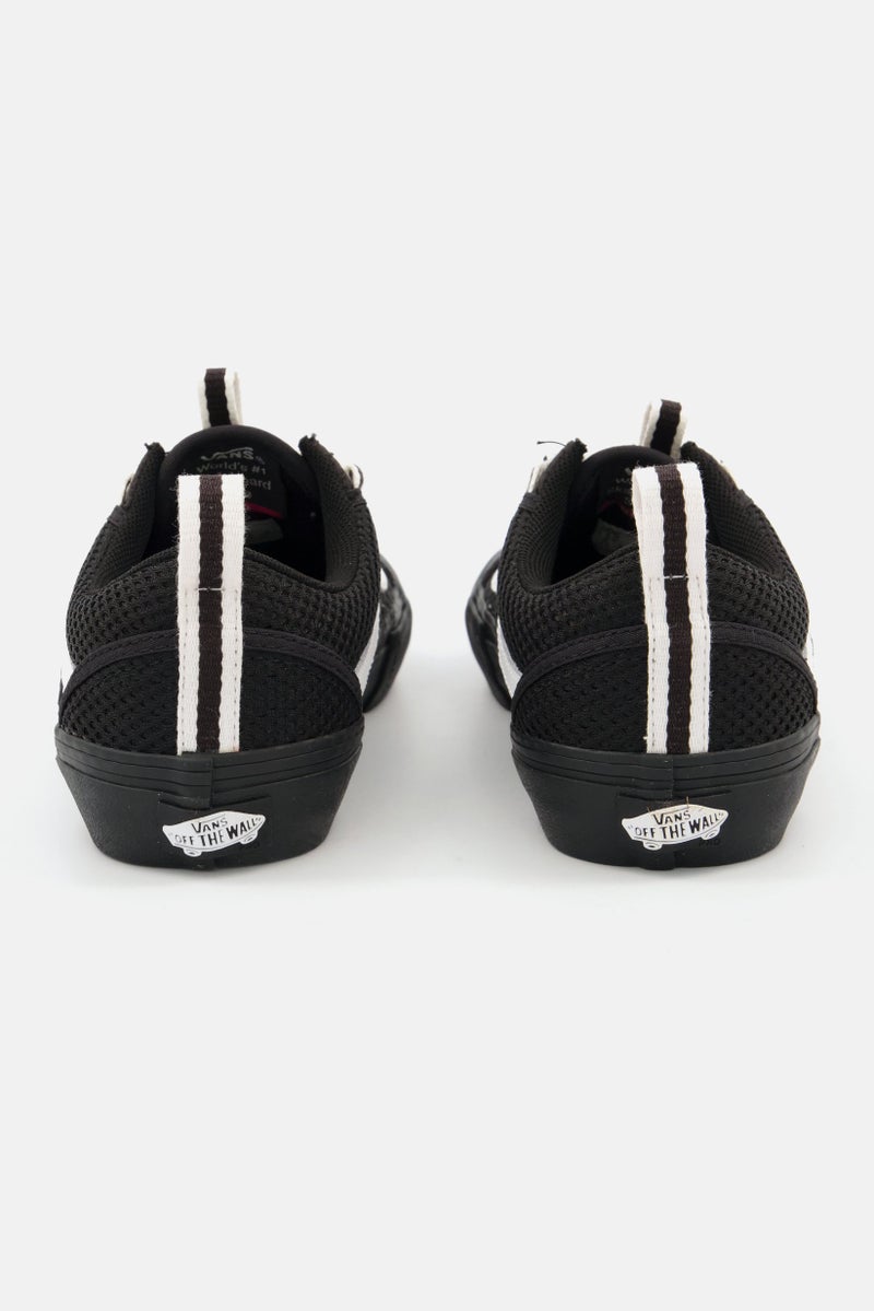 VANS أحذية كاجوال نسائية قديمة مزودة بأربطة، سوداء - Image 3