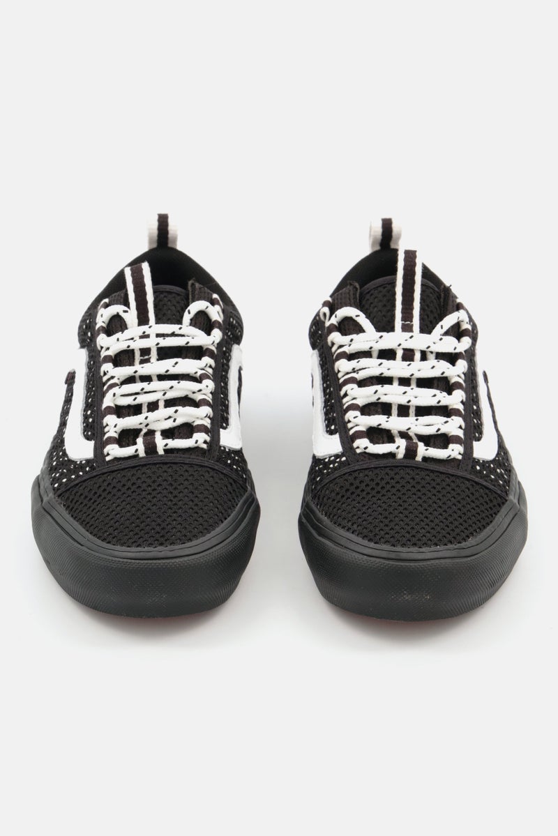 VANS أحذية كاجوال نسائية قديمة مزودة بأربطة، سوداء - Image 2