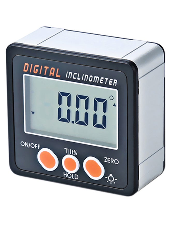 Electronic Protractor Level Measurement Digital Inclinometer Silver/Grey/Black 