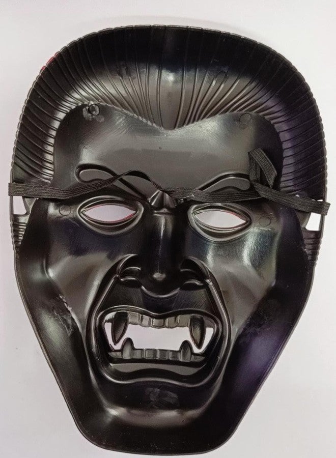 LUDALY Scary Horror Comic Face Mask For Halloween Party fancy dress Costume Ball Dance Party etc. (Pack of 3, White) - Image 2