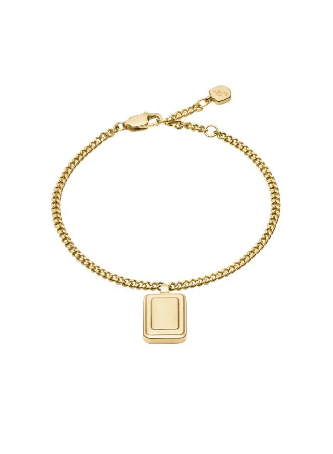 FOSSIL JF04953710 Base Metal Jewelry with Cubic Zirconia