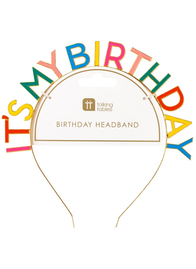 Talking Tables Birthday Headband  - Image 3