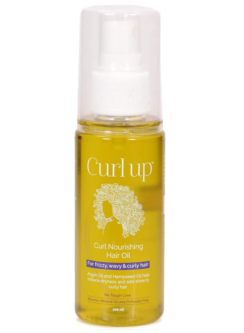 Curl Up Curl Nourishing Hair Oil 100ml - Image 1