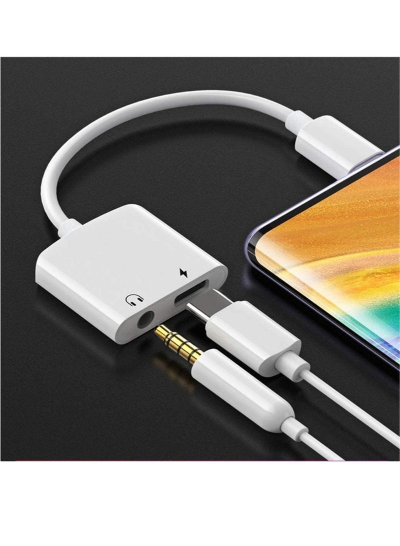 USB C to Headphone Jack Adapter with 3.5mm Aux Audio and Type C Charger Dongle Converter – Compatible with Google Pixel, Samsung Note, iPad Pro, and More - Image 2