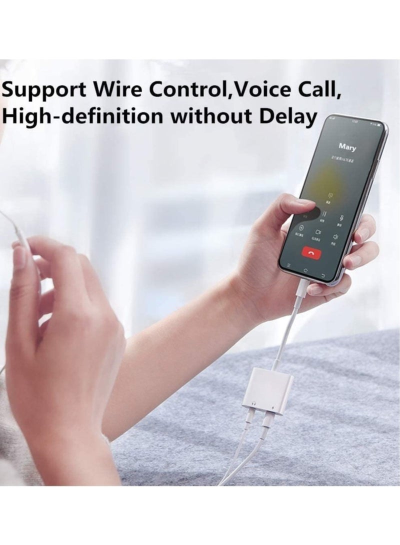 USB C to Headphone Jack Adapter with 3.5mm Aux Audio and Type C Charger Dongle Converter – Compatible with Google Pixel, Samsung Note, iPad Pro, and More - Image 3