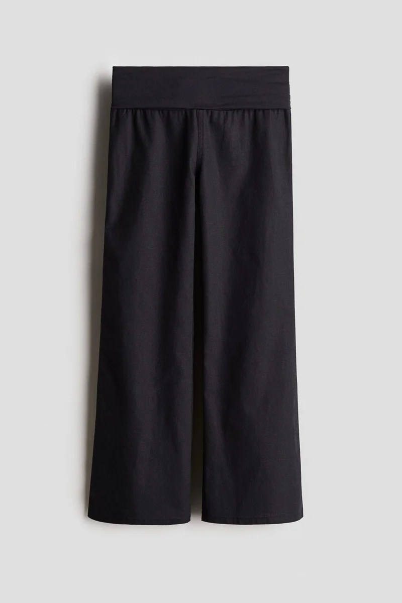 اتش اند ام بنطلون من مزيج الكتان - عبوة من قطعتين