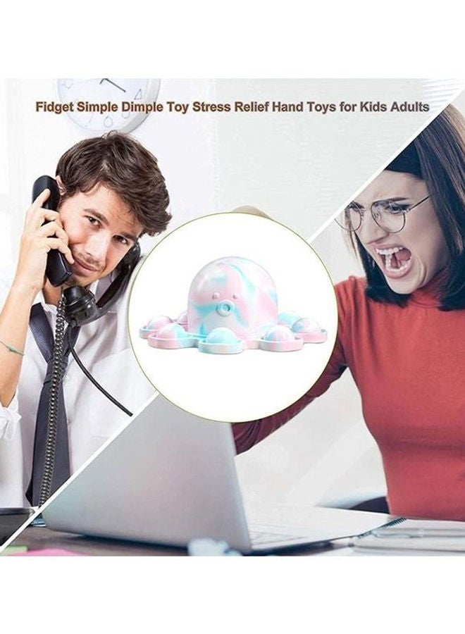 NIBEMINENT Push Bubble Sensory Octopus Double-Sided Flip Design Decompression Toy - Image 5