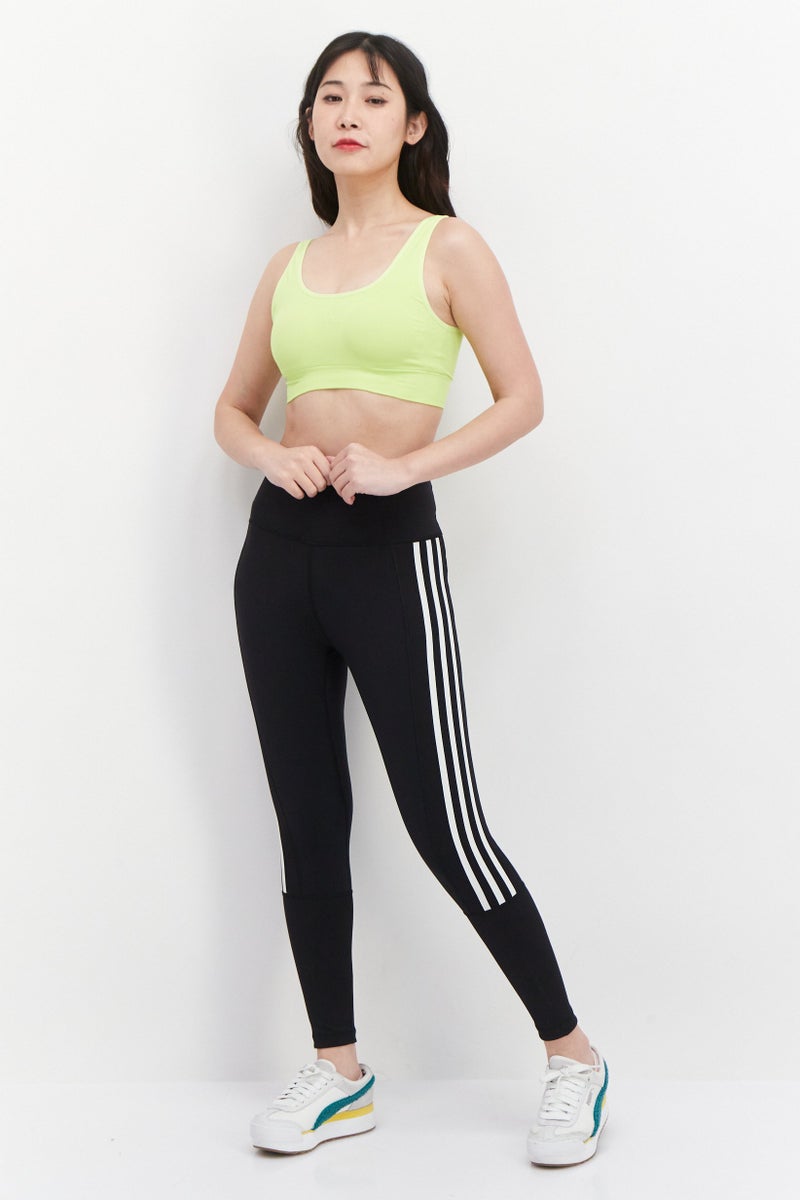 Adidas Women Sportswear Fit Pull On Training Tights, Black - Image 2