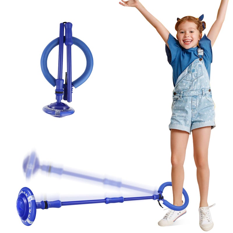 Astrell Skip Ball for Kids with Flashing Lights Indoor Outdoor Game Fitness Toys for Kids Cool Christmas Birthday Gifts Toys for Girls Boys Age 6 7 8 9 10 Year Old - Image 2