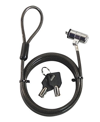 Sendt 10 Foot Black Notebook/Laptop Keyed Lock Security Cable Extra Long! - Image 5