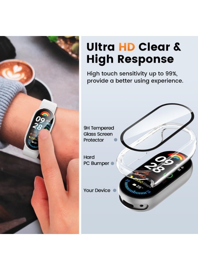 شيك فايب جراب متوافق مع Xiaomi Smart Band 9 / Smart Band 9 NFC، مضاد للخدش، طلاء TPU ناعم، جراب حماية شامل للساعة متوافق مع Xiaomi Smart Band 9 / Band 9 NFC - Image 5