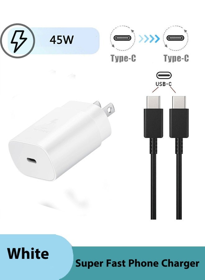 Golau IPhone 45W Fast Charger | USB C Wall Fast Charger Adapter  to C Charging Cord Compatible with IPhone 15/Pro Max/Pro/Plus /14/14 Pro/14 Pro Max/13/12/11/iPadand all Type C Mobile - Image 1