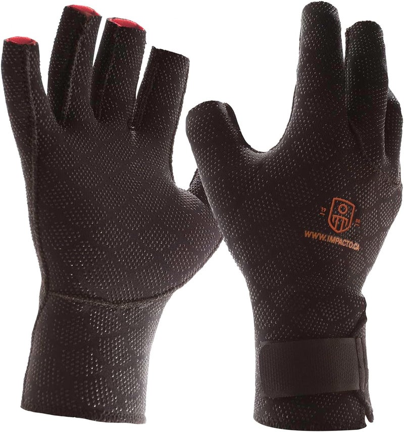 Impacto TS19930 Anti-Fatigue Thermo Glove, Black - Image 1