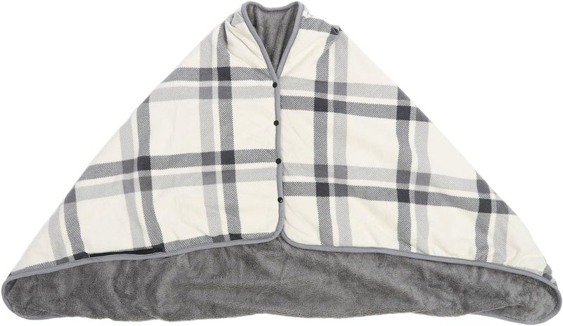 TOPINCN Heated Shawl USB Blanket 3 Speed Timing Warm Electric Heating Blanket for Travelers - Image 1