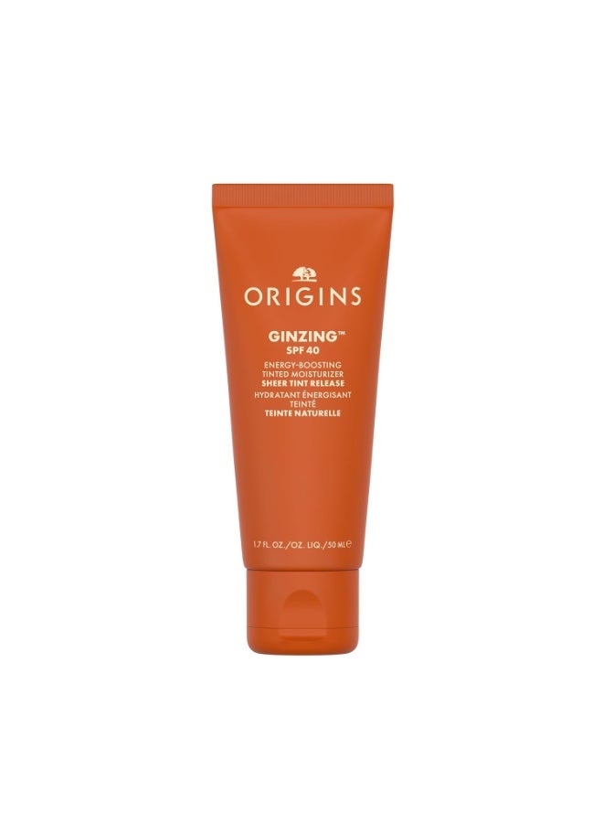Origins Origins GinZing SPF 40 Energy-Boosting Tinted Moisturizer,1.7 Fl Oz (Pack of 1) - Image 2