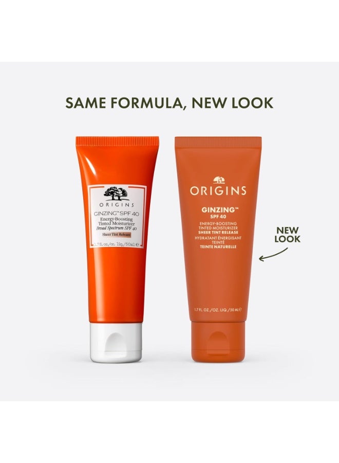 Origins Origins GinZing SPF 40 Energy-Boosting Tinted Moisturizer,1.7 Fl Oz (Pack of 1) - Image 1