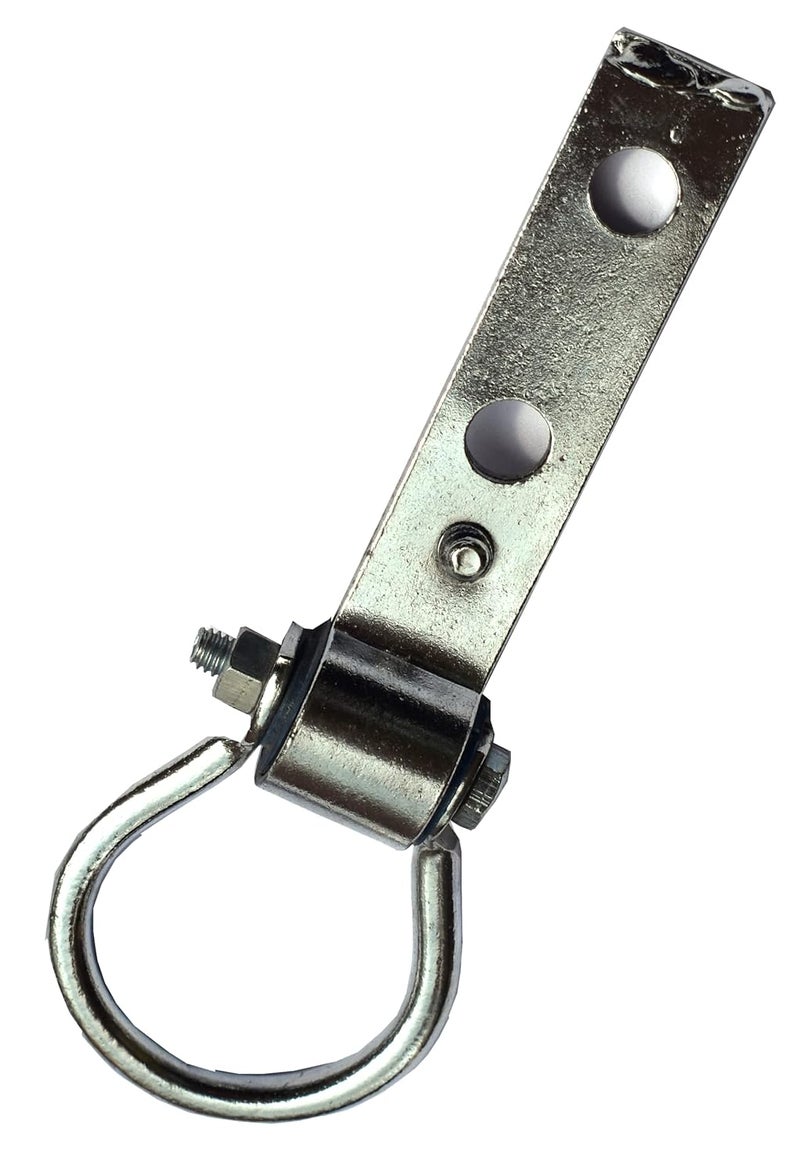 MARSHLAND Swing kada Hanging Accessories Hook for Ceiling Mounted Home Multipurpose Bearing Kada 2Pecs Balcony and Patio Use Silver Pack - Image 5
