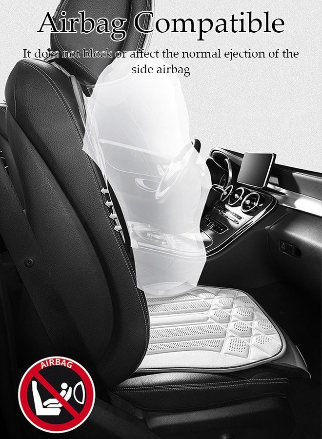 DUNISO 1PCS Car Seat Cover for Cars - Soft & Breathable Front Premium Covers with Non-Slip Protector Universal Fits Most Automotive, Vans, SUVs, Trucks - Image 2