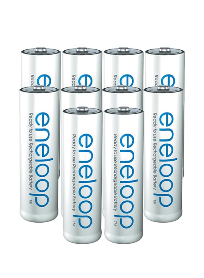 Panasonic 2000 mAh Pack of 8 Reachargable Battery White - Image 1