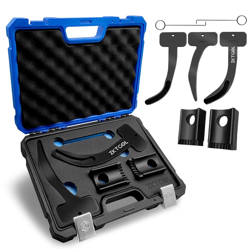 ZKTOOL 36 Pentastar Timing Tool Kit Compatible with Jeep Grand Cherokee VW Dodge Chrysler 36L Pentastar EngineCamshaft Phaser Timing Chain Lock Tool Set 10200A 10202 10369 Sponge Packing Box