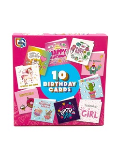 RMS 10 Pack Birthday Cards For Girls And Boys – Includes 10 Assorted Cards With Envelopes  - Image 2