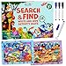 BenBen Preschool Learning Activities 28 Pages Search and Find Books Travel Game for Road Trip Kindergarten Educational Toys Birthday Gift for Kids Toddlers Ages 3 4 5 6 - Image 2