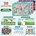 BenBen Preschool Learning Activities 28 Pages Search and Find Books Travel Game for Road Trip Kindergarten Educational Toys Birthday Gift for Kids Toddlers Ages 3 4 5 6 - Image 4