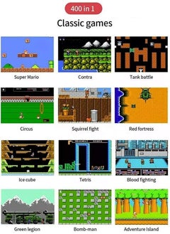 ماركة غير محددة SUP Game Box Plus 400 في 1 نسخة مطورة من الألعاب الرجعية وحدة تحكم محمولة صغيرة هدية محمولة للأطفال الأولاد والبنات 3,4,5,6,7,8,9,10 سنوات أصفر  - Image 4