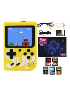 ماركة غير محددة SUP Game Box Plus 400 في 1 نسخة مطورة من الألعاب الرجعية وحدة تحكم محمولة صغيرة هدية محمولة للأطفال الأولاد والبنات 3,4,5,6,7,8,9,10 سنوات أصفر  - Image 1
