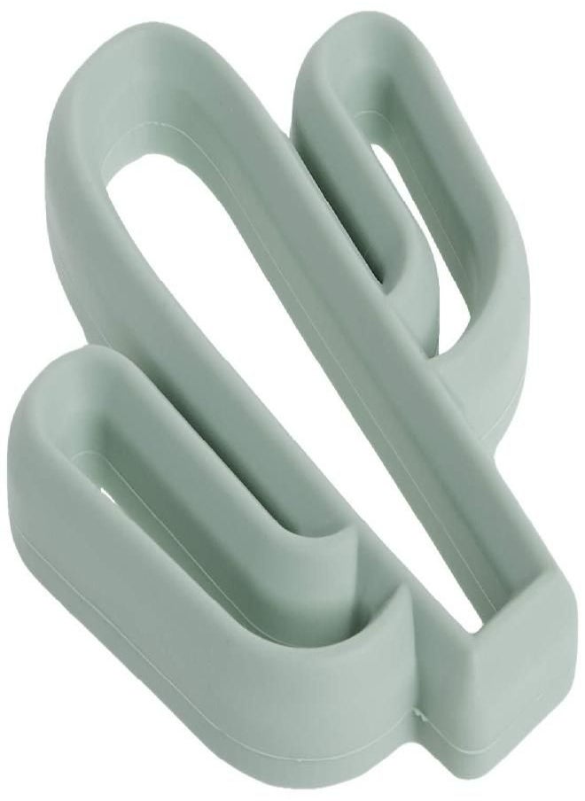 Itzy Ritzy - Itzy Ritzy Silicone Baby Teether - BPA-Free Infant Teether with Easy-to-Hold Design and Textured Back Side to Massage and Soothe Sore, Swollen Gums, Cactus - Image 1