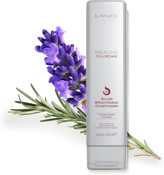 LANZA Healing ColorCare Silver Brightening Shampoo for Silver Gray White Blonde Highlighted Hair Boosts Shine and Brightness while Healing Controls Unwanted Warm Tones 300ml - Image 4